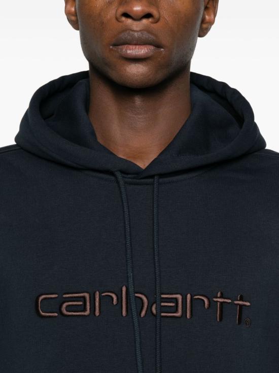 25FW 칼하트 WIP 후드 티셔츠 I03054738CXX DEEP NIGHT PALISANDER DOM - CARHARTT WIP