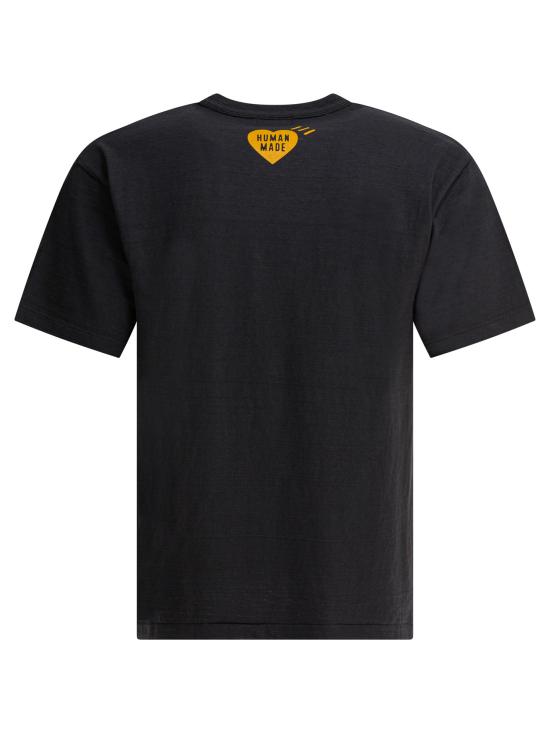 25FW 휴먼메이드 반팔 티셔츠 HM30TE018BLACK DOM - HUMANMADE