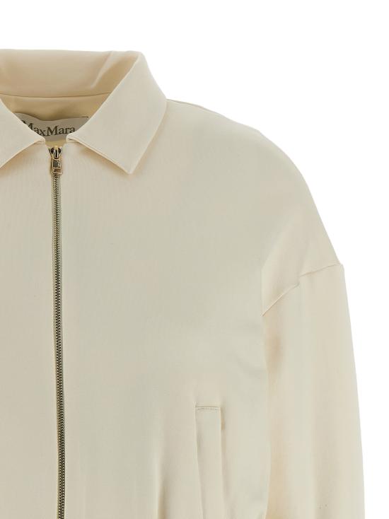 25FW 막스마라 긴팔 티셔츠 2521926018600001 White - MAX MARA