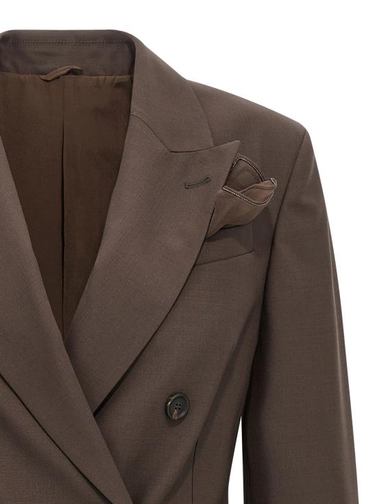 25FW 브루넬로 쿠치넬리 수트 세트 M0W077038C019 Brown - BRUNELLO CUCINELLI