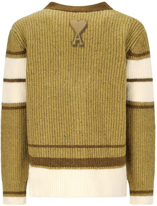 25FW 아미 스웨터 HKC358KN0111374 GREEN - AMI