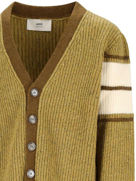 25FW 아미 스웨터 HKC358KN0111374 GREEN - AMI