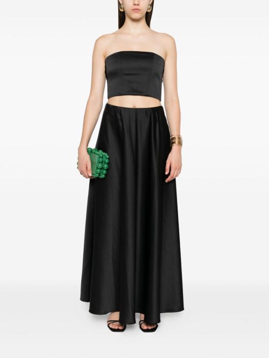 25FW 포르테포르테 반팔 티셔츠 14362MYTOPNOIR BLACK - FORTE FORTE