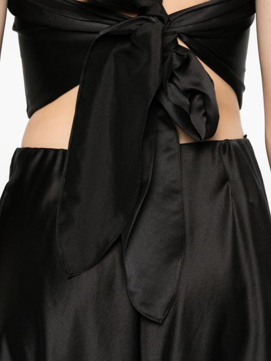 25FW 포르테포르테 반팔 티셔츠 14362MYTOPNOIR BLACK - FORTE FORTE