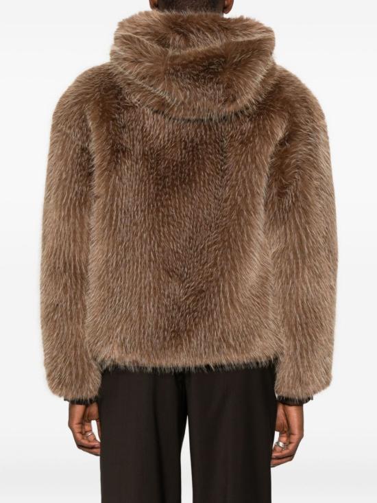 25FW 엠포리오 아르마니 무스탕 EM003570TE17071U6190 BROWN - EMPORIO ARMANI