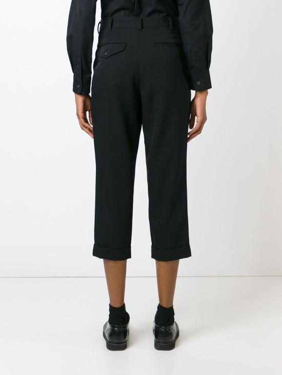 25FW 꼼데가르송 스트레이트 팬츠 RPP0111 BLACK - COMME DES GARCONS