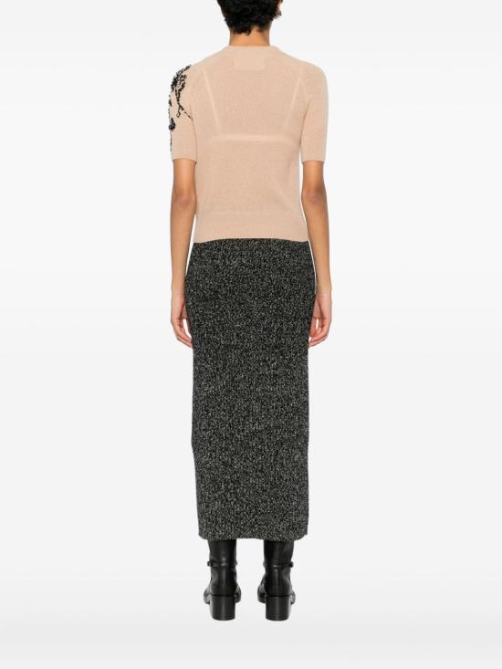 25FW 에르마노 설비노 반팔 티셔츠 D475L711RDCS51213 BEIGE - ERMANNO SCERVINO