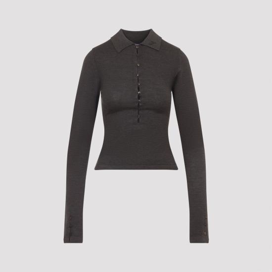 25FW 자크뮈스 스웨터 POW00806AK0 0145880 BROWN - JACQUEMUS