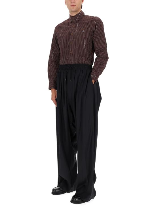 25FW 비비안웨스트우드 긴팔 셔츠 24010005 W009TO205 BORDEAUX - VIVIENNE WESTWOOD