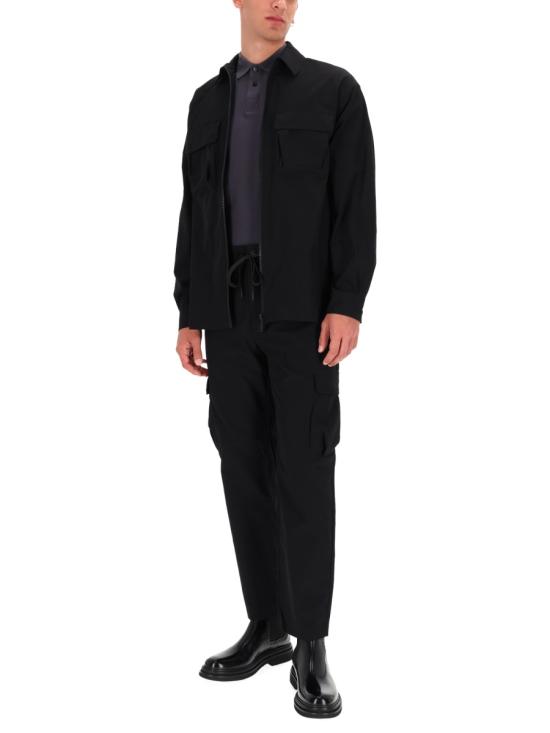 25FW 베르사체 긴팔 셔츠 79GALD21 CQ10D899 BLACK - VERSACE