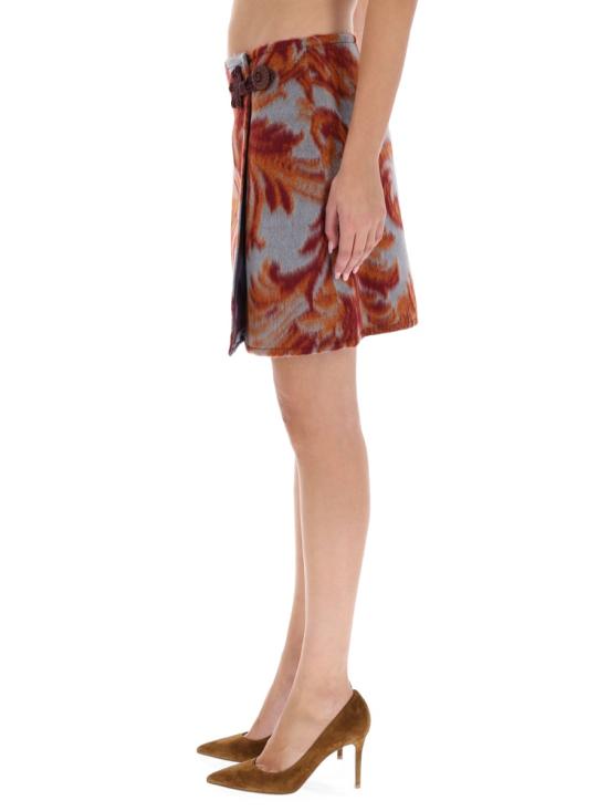 25FW 에트로 숏 스커트 WRFA0156 99TJB46S9880 MULTICOLOUR - ETRO