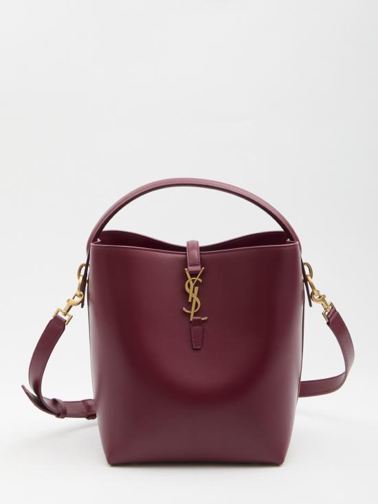 25FW 생로랑 르 37 샤이니 레더백 742828 2R20W6569 BORDEAUX