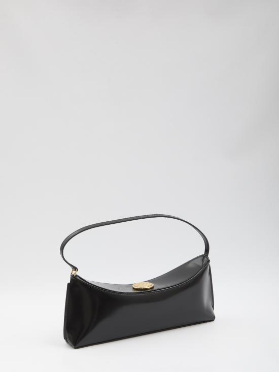 25FW 자크뮈스 오발로 숄더백 BAW00438AC1 8A01990 BLACK - JACQUEMUS