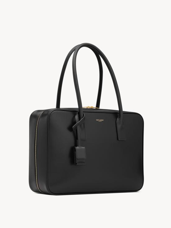 25FW 생로랑 삭 드 주르 박스 생로랑 버필로 백 832383 0SX0W1000 BLACK - SAINT LAURENT