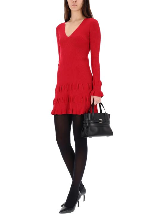 25FW 모스키노 미디 원피스 04978201 1115 RED - MOSCHINO