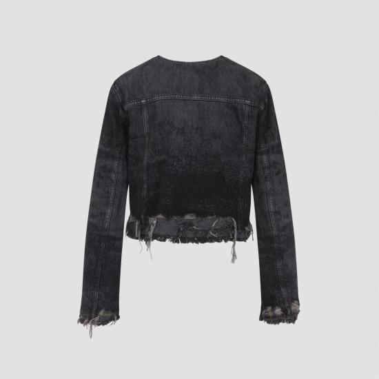 25FW 디젤 데님 자켓 A21616 007DB02 BLACK - DIESEL