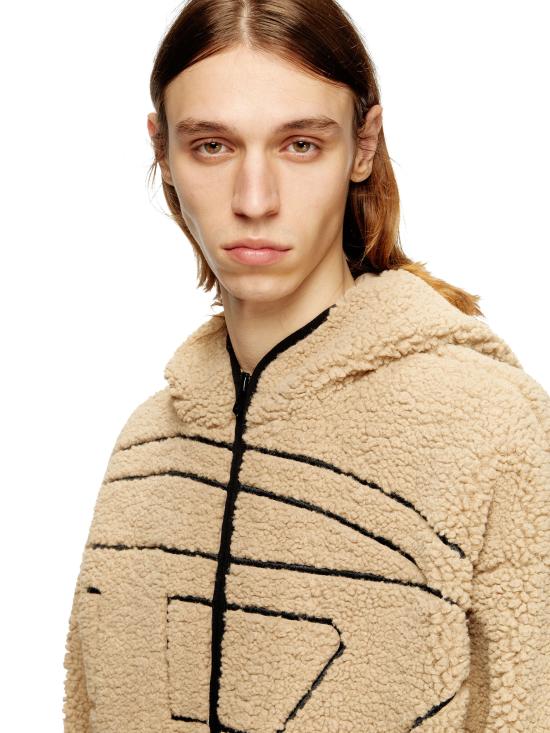 25FW 디젤 스웨터 A18947 0KIBT5FQ BEIGE - DIESEL