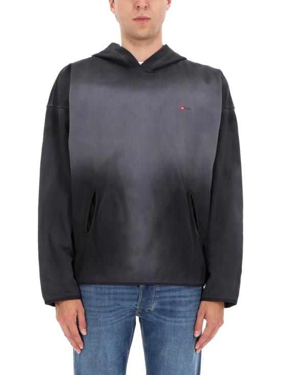 25FW 디젤 후드 티셔츠 A19295 0PKAM9XX BLACK