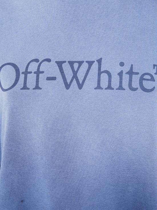 25FW 오프화이트 반팔 티셔츠 OMAA120 F25JER00P4343 BLUE - OFF WHITE