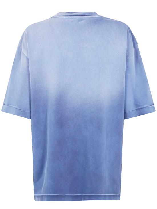 25FW 오프화이트 반팔 티셔츠 OMAA120 F25JER00P4343 BLUE - OFF WHITE