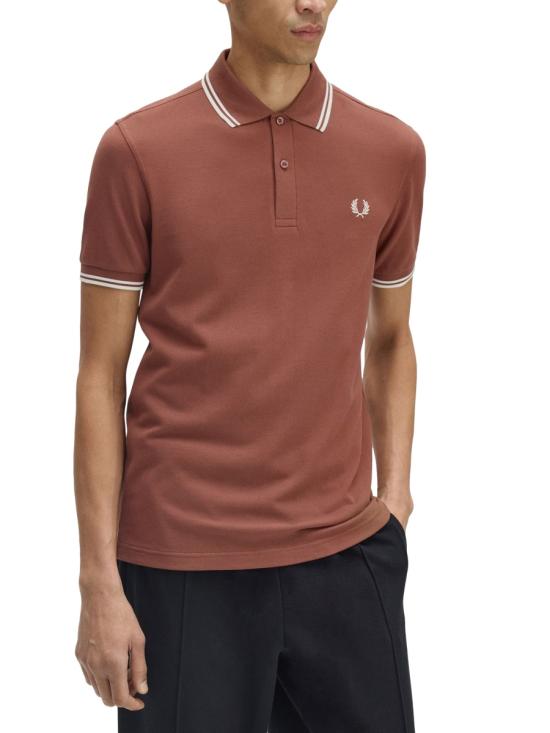 25FW 프레드페리 반팔 티셔츠 FPM3600P55 Z51 BROWN - FRED PERRY