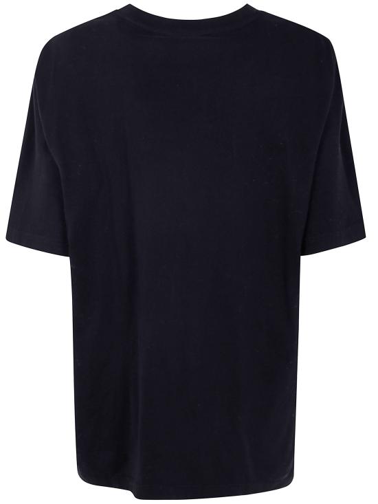 25FW 메종키츠네 스탠딩 폭스 컴포트 티셔츠 PM00123KJ7026 P199 BLACK - MAISON KITSUNE