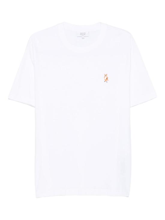 25FW 메종키츠네 스탠딩 폭스 컴포트 티셔츠 PM00123KJ7026 P100 WHITE