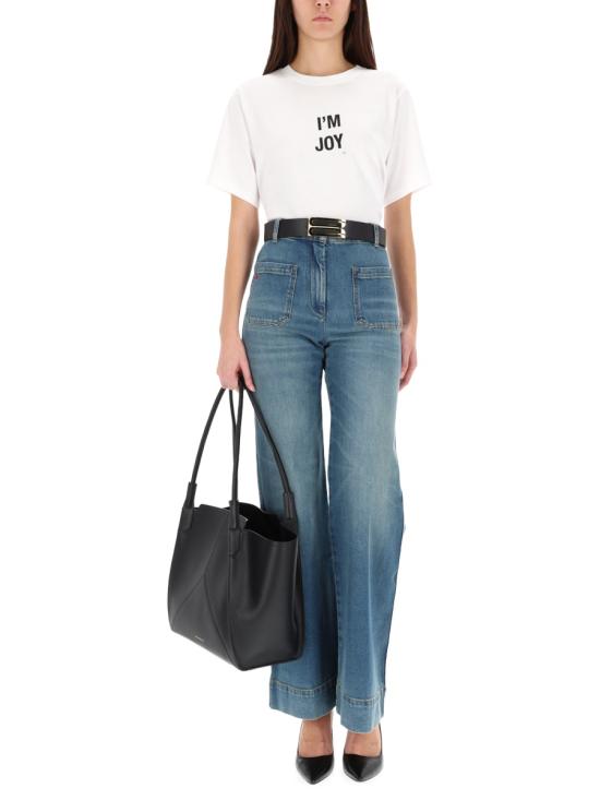 25FW 빅토리아 베컴 반팔 티셔츠 1425JTS007015A WHITE - VICTORIA BECKHAM