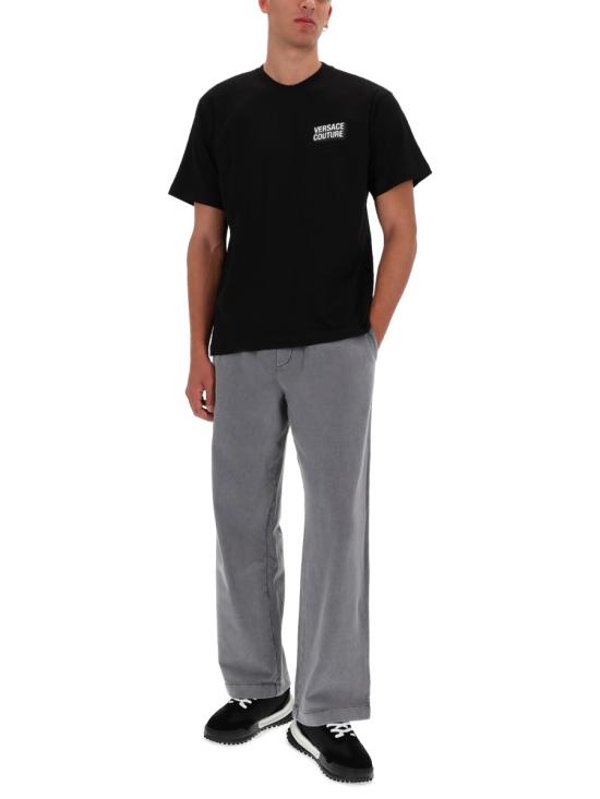 25FW 베르사체 반팔 티셔츠 79GAHP10 CJ01P899 BLACK - VERSACE