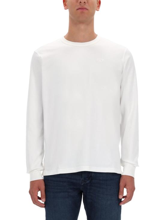 25FW 디젤 반팔 티셔츠 A18142 0AIJU141 WHITE