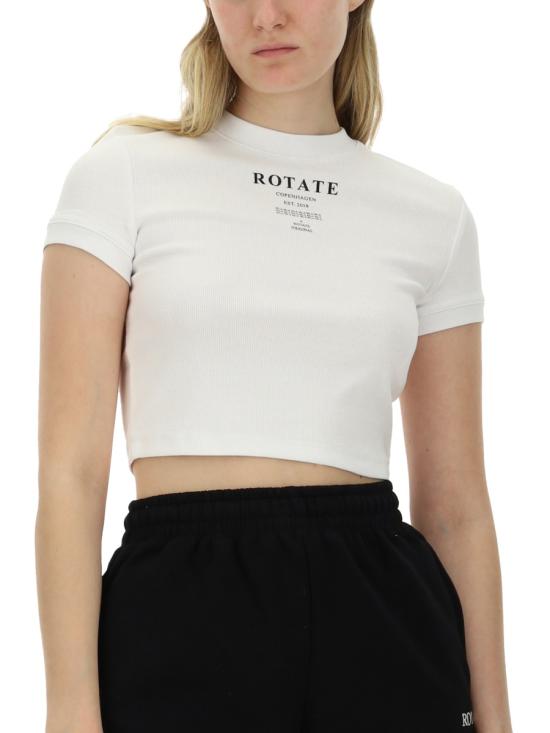  로테이트 바이 크리스텐슨 반팔 티셔츠 112990400 BCR966400 WHITE - ROTATE BY BIRGERCHRISTENSEN