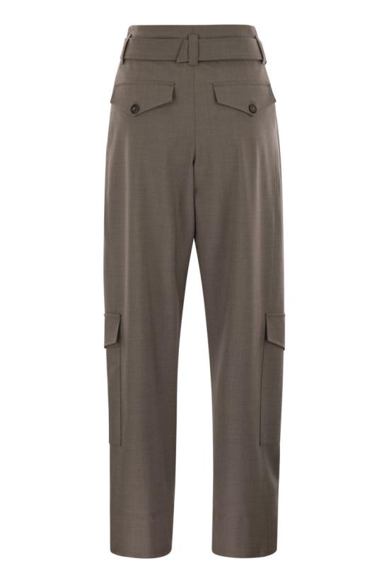 25FW 브루넬로 쿠치넬리 스트레이트 팬츠 M0W07P8979 C054 BROWN - BRUNELLO CUCINELLI