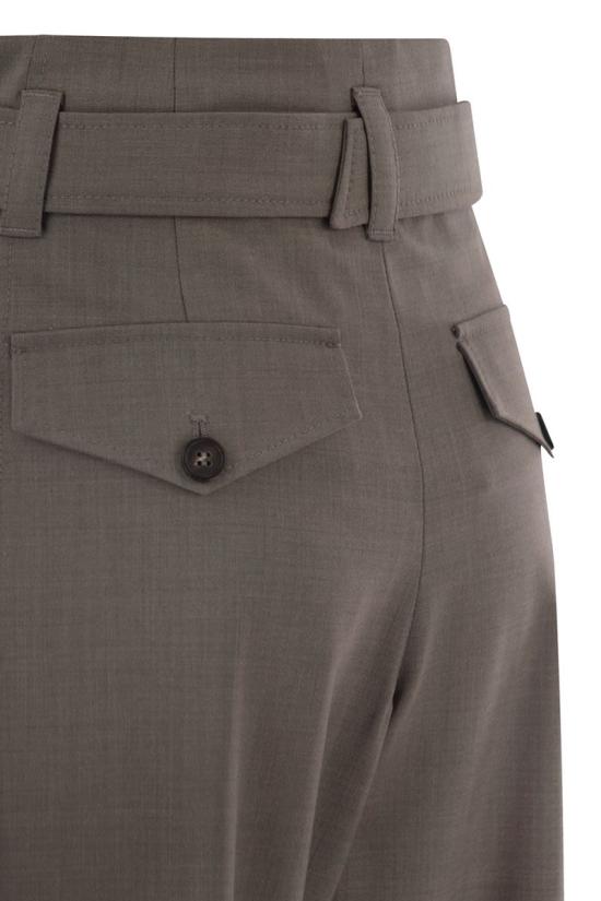25FW 브루넬로 쿠치넬리 스트레이트 팬츠 M0W07P8979 C054 BROWN - BRUNELLO CUCINELLI