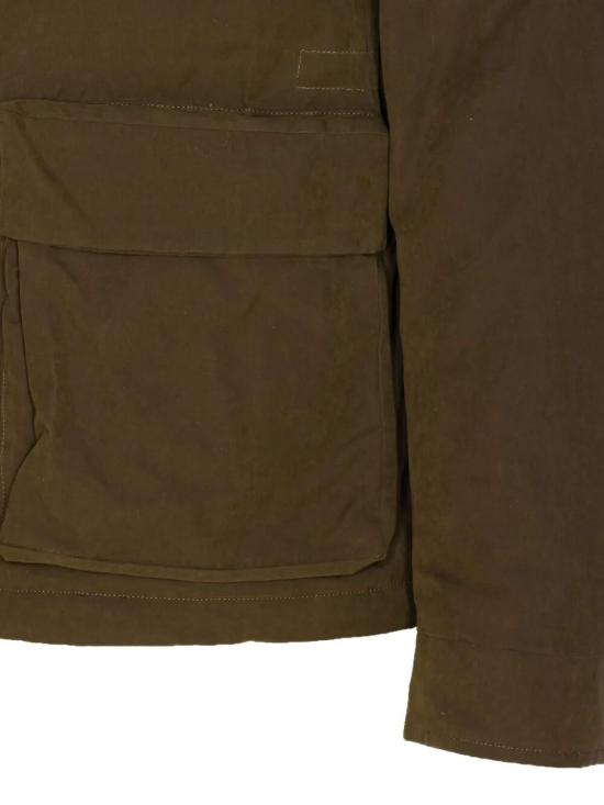 25FW 에르노 왁스드 테크니컬 코튼 쇼트 파카 PI001250U 13800Z7740 MILITARY GREEN - HERNO