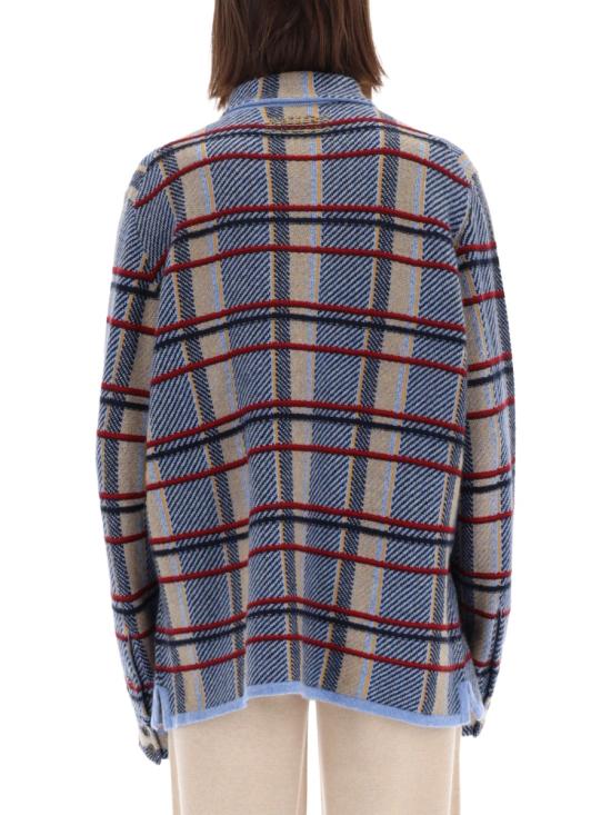 25FW 게스트 인 레지던스 셔츠 U20210JM HEATHERBLUECOMBO - GUEST IN RESIDENCE