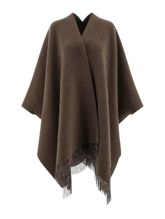 25FW 브루넬로 쿠치넬리 코트 케이프 MSCDAGP31 CBL42 GREY - BRUNELLO CUCINELLI