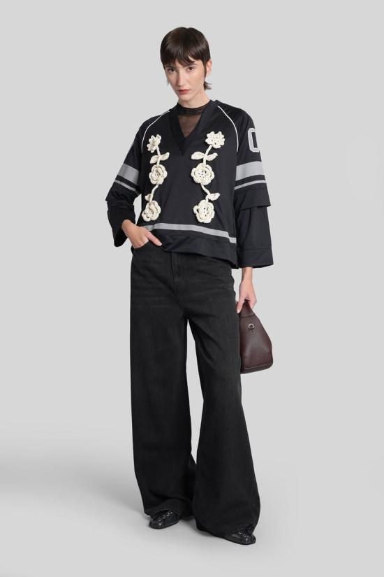 25FW 가니 데님 팬츠 429007 J1853 Black - GANNI