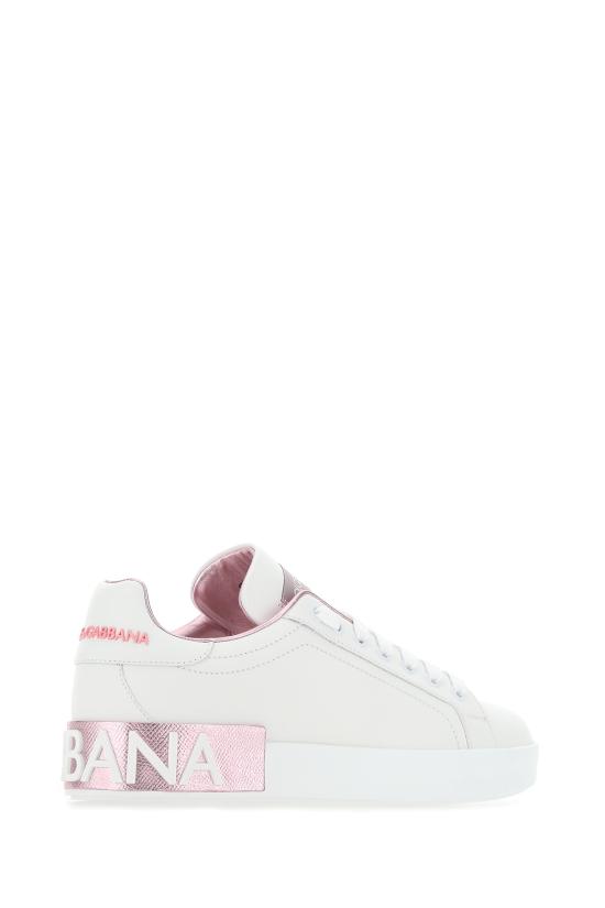 26SS 돌체앤가바나 스니커즈 CK1544AX615 87587 WHITE PINK - DOLCE & GABBANA