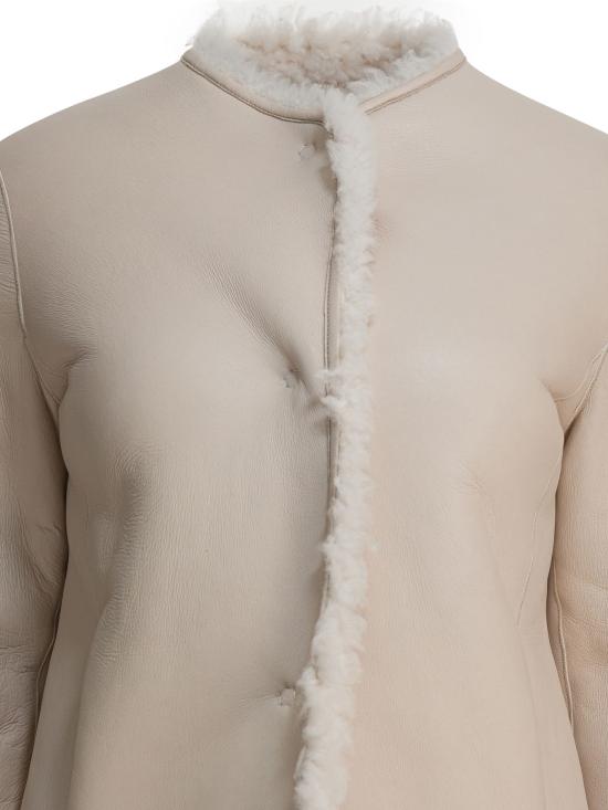 26FW 펄링바이지아니 자켓 BIANCAAGNELLO MONGOLIAMERINGA Beige - FURLING BY GIANI