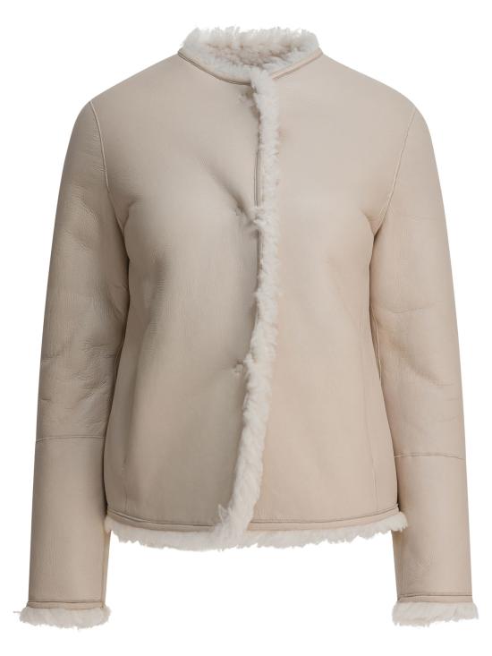 26FW 펄링바이지아니 자켓 BIANCAAGNELLO MONGOLIAMERINGA Beige - FURLING BY GIANI
