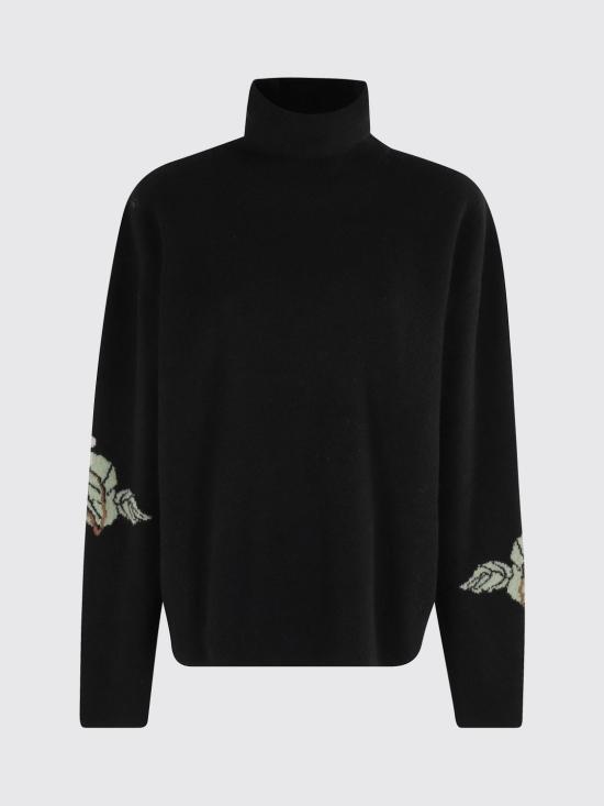 25FW 나누슈카 터틀넥 NU25PFSW13399 BLACK ROSES Black