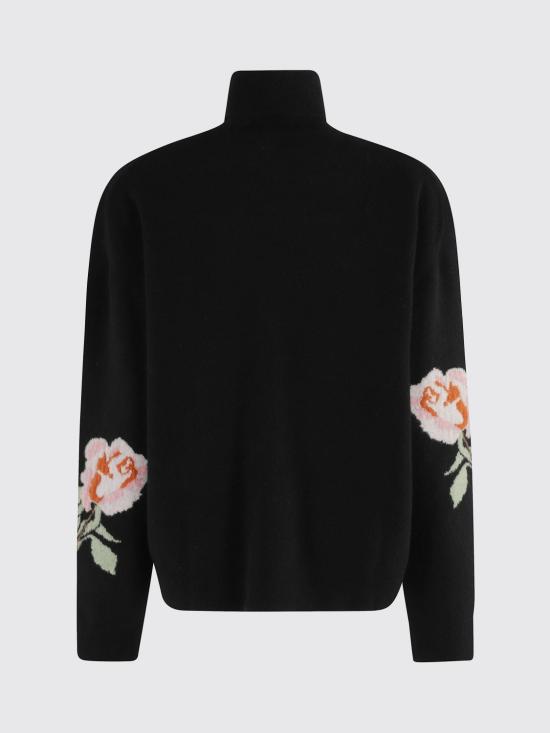 25FW 나누슈카 터틀넥 NU25PFSW13399 BLACK ROSES Black - NANUSHKA