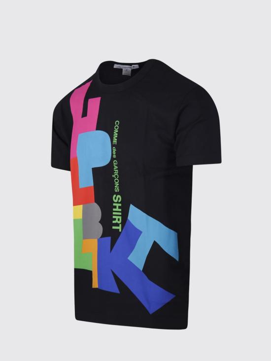 25FW 꼼데가르송 반팔 티셔츠 FPT002 1 Black - COMME DES GARCONS