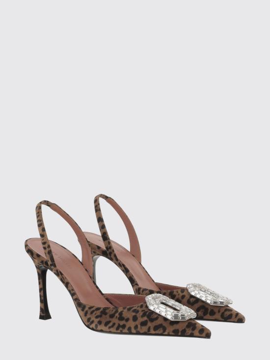 25FW 아미나 무아디 힐/펌프스 CAMELIASLING LEOPARD Brown - AMINA MUADDI