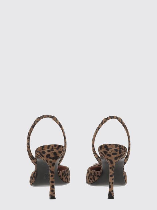 25FW 아미나 무아디 힐/펌프스 CAMELIASLING LEOPARD Brown - AMINA MUADDI