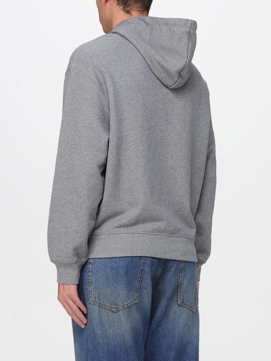 25FW 메종키츠네 필러 컴포트 후드 티셔츠 PM00701KM0341 H131 Grey - MAISON KITSUNE