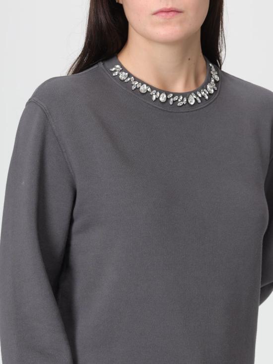 25FW 골든구스 크리스탈 스웨트셔츠 GWP01223P00067260318 Grey - GOLDEN GOOSE