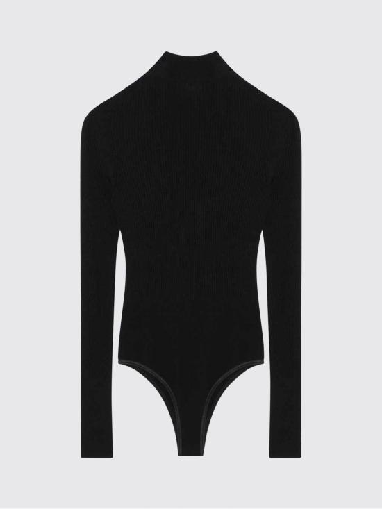 25FW 알라이아 스웨터 AA9B0330K017A 995 Black - ALAIA