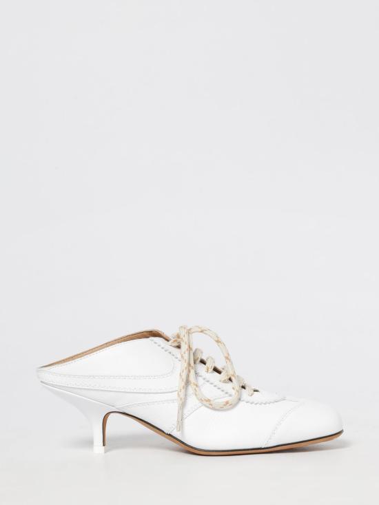 25FW 드리스 반 노튼 뮬/슬리퍼 011740112 001 White