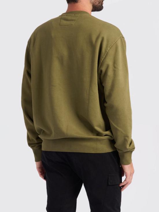 25FW 씨피 컴퍼니 긴팔 티셔츠 19CMSS718A006372R 652 Grass Green - C.P. COMPANY
